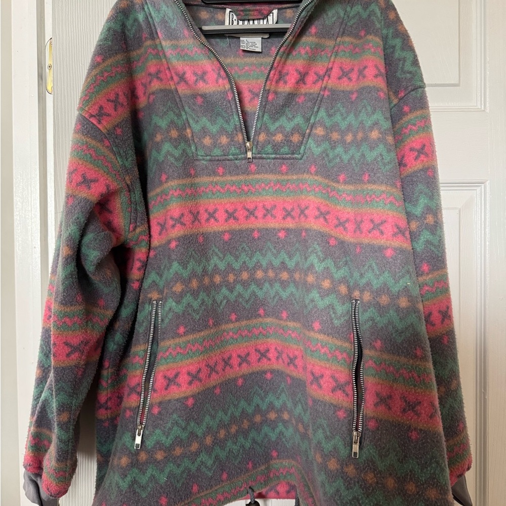 Oversized Vintage Fleece Pullover